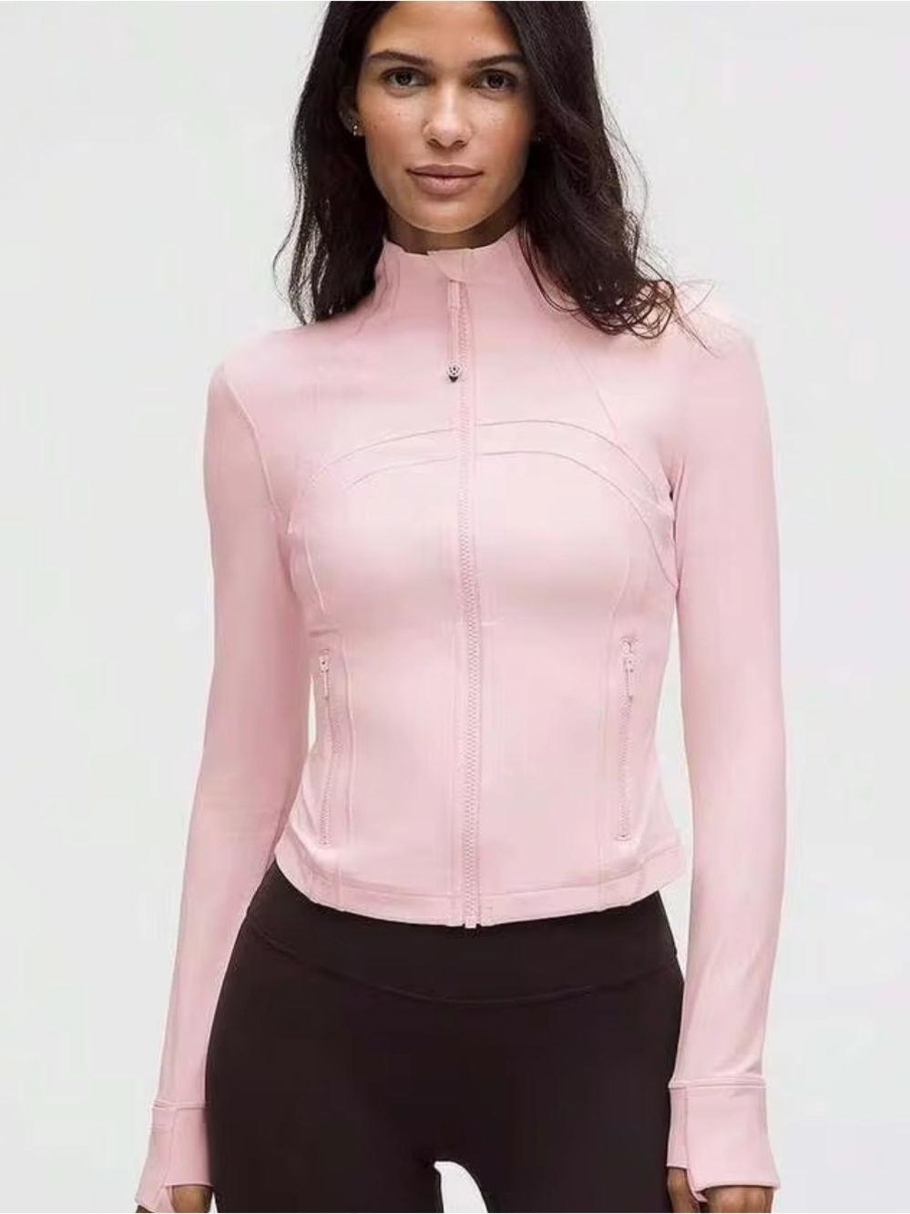 lululemon athletica ‘Define’ Cropped Jacket in Strawberry Milkshake